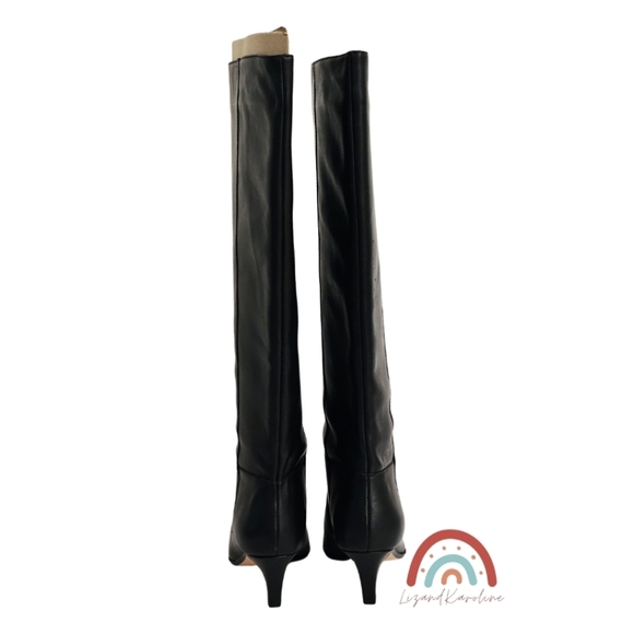 New! J. Crew New Stevie Knee High Pull On Boots in Leather - Picture 7 of 16